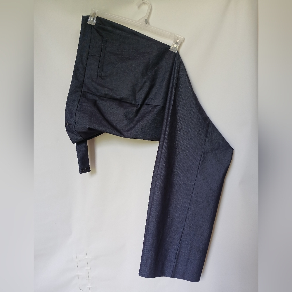 Isaac Mizrahi By Target Womens Trouser Flare Pants 16 Blue